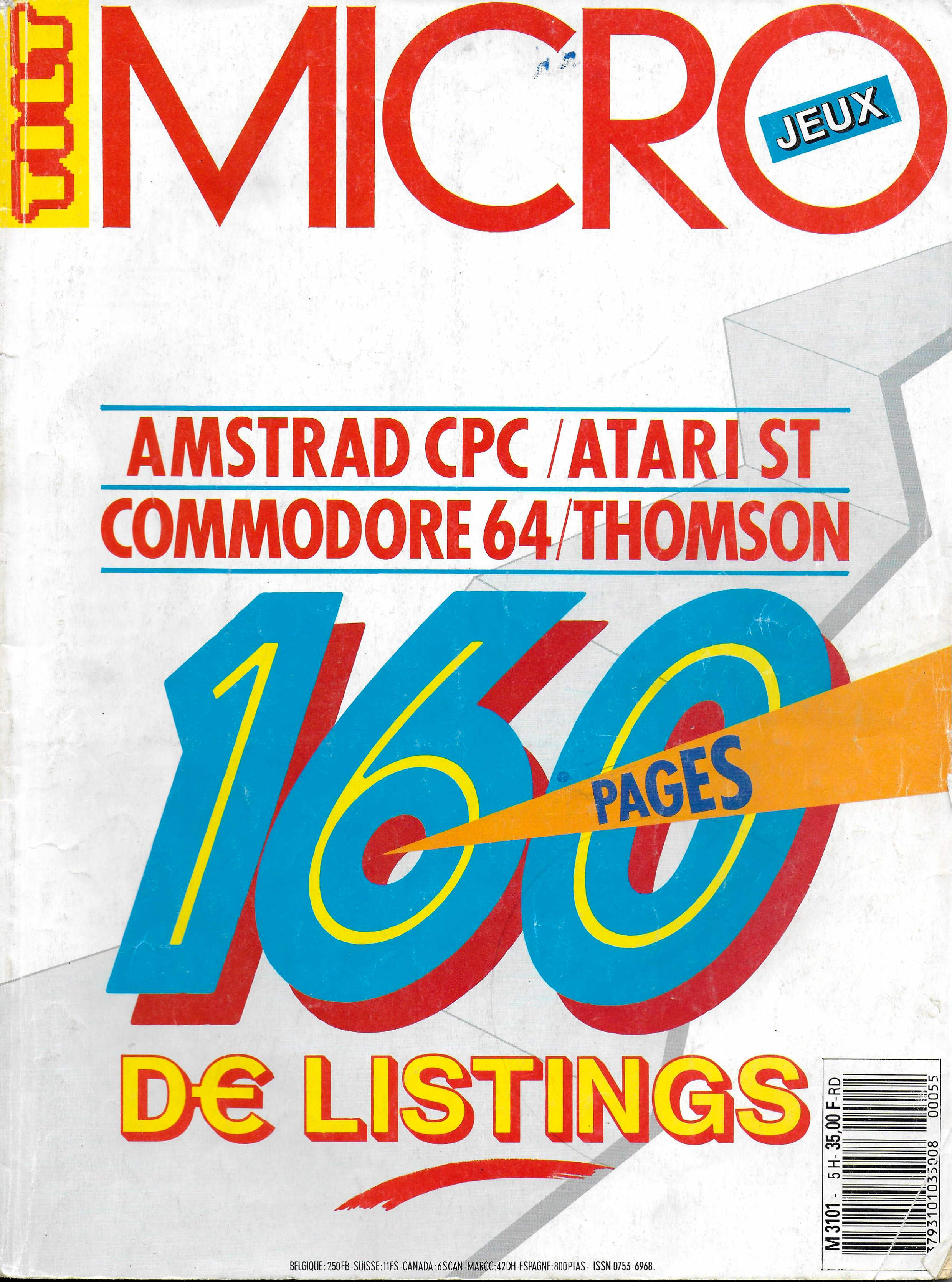 Tilt - Micro Jeux - Numéro HS 05 - Août 1987 - Couverture